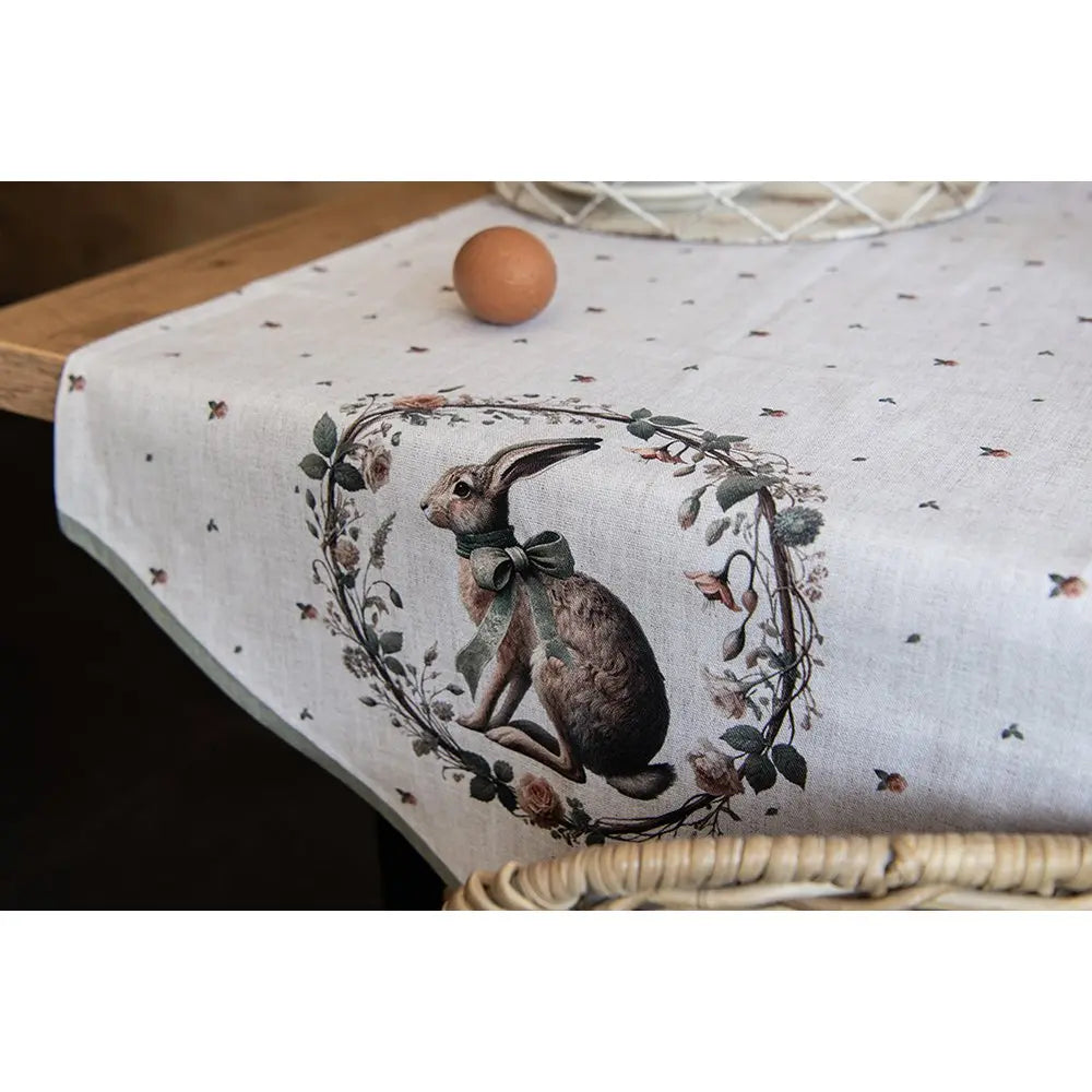 Tablier de cuisine 70x85 cm Beige Coton Clayre & Eef.