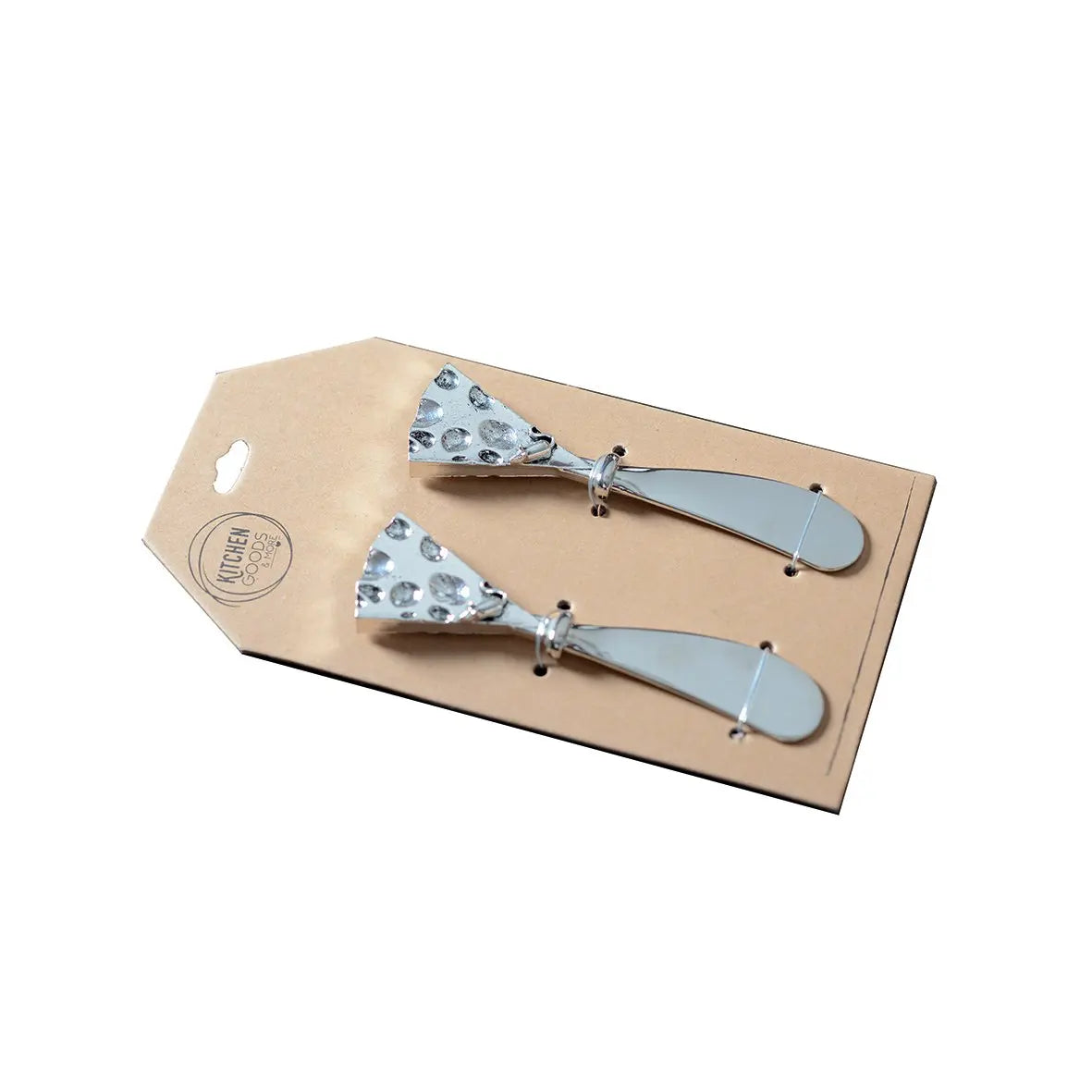 Tartineur design fromage argent - lot de 2 AULICA