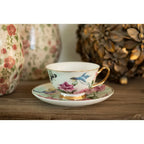 Tasse et soucoupe 12x10x6 cm / Ø 15x2 cm / 200 ml Clayre & Eef.