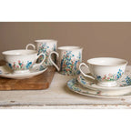 Tasse et soucoupe 12x10x6 cm / Ø 15x2 cm / 250 ml Clayre & Eef.