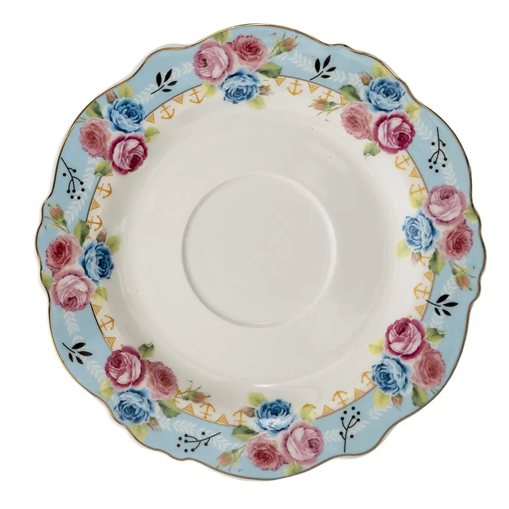 Tasse et soucoupe 12x9x7 cm / Ø 15x2 cm / 160 ml Clayre & Eef.