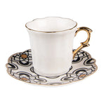 Tasse un schotel 8x6x6 / Ø 12x1 cm / 95 ml Clayre & Eef.