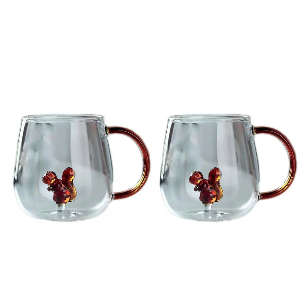 Tasses à thé écureuil - lot de 2 AULICA