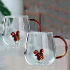 Tasses à thé écureuil - lot de 2 AULICA