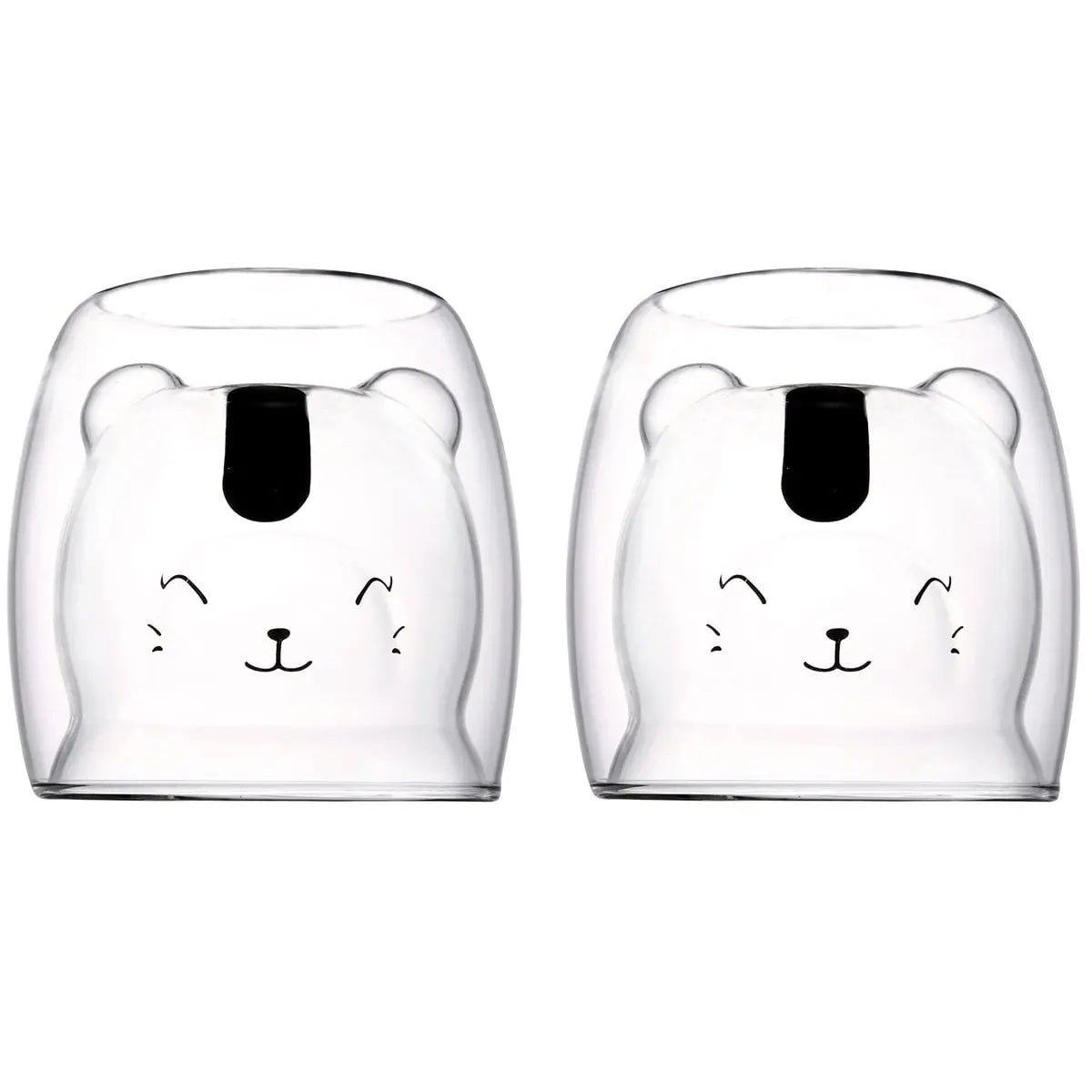 Tasses double paroi ourson 250ml - lot de 2 AULICA