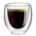 Tasses expresso verre double paroi 80ml - lot de 4 AULICA