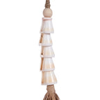 The Cone Shell Tassel - Natural White Bazar Bizar Living