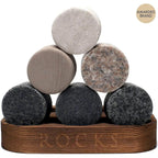 The Connoisseur's Set - Nosing Whiskey Glass Edition ROCKS Whiskey Chilling Stones