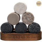 The Connoisseur's Set - Reserve Whiskey Glass Edition ROCKS Whiskey Chilling Stones