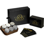 The Rocks x Whiskey Trivia Quiz Gift Set ROCKS Whiskey Chilling Stones