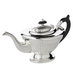 Théière EDZARD Queen Anne, métal argenté, longueur 28 cm, largeur 14 cm, hauteur 16 cm, capacité 0,9 litre EDZARD-SHOP.com