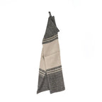 Torchon de Cuisine The Linen Dash - Noir Naturel - 50x70 Bazar Bizar Living