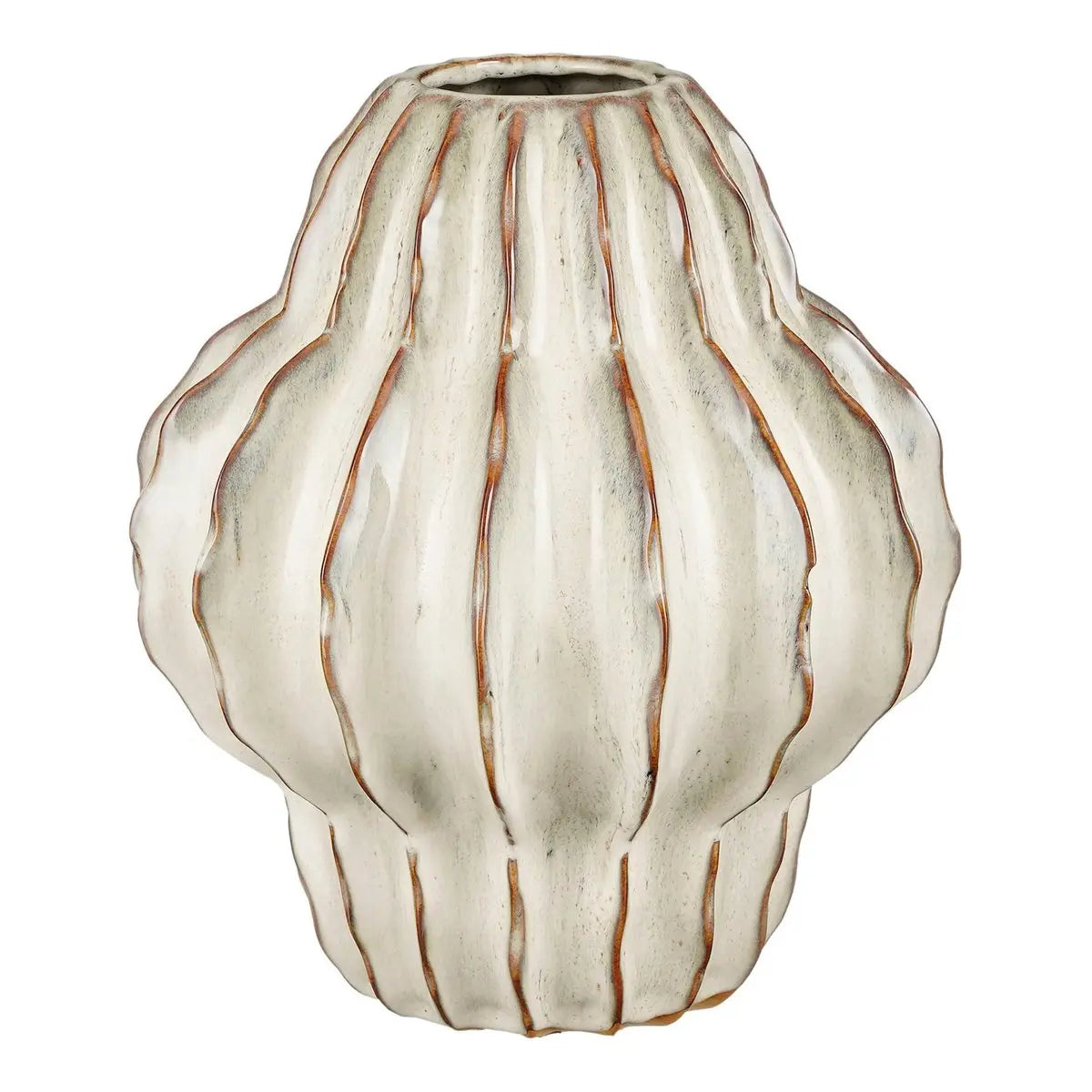 Vase Altea Blanc Cassé Mica Decorations
