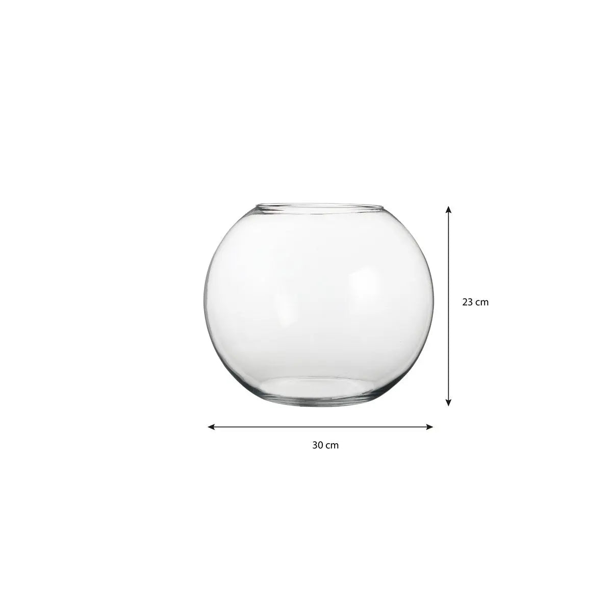 Vase Babet Transparent Mica Decorations