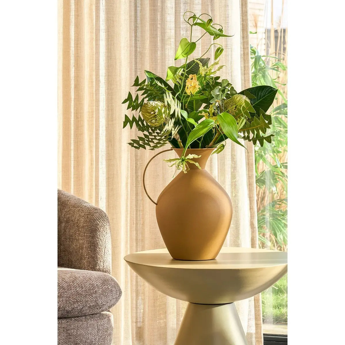 Vase Gygé Jaune Mica Decorations