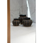 Vase Le Ventre - Noir Naturel - L Bazar Bizar Living