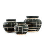 Vase Le Ventre - Noir Naturel - L Bazar Bizar Living