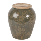 Vase Ø 13x15 cm Céramique Verte Clayre & Eef.