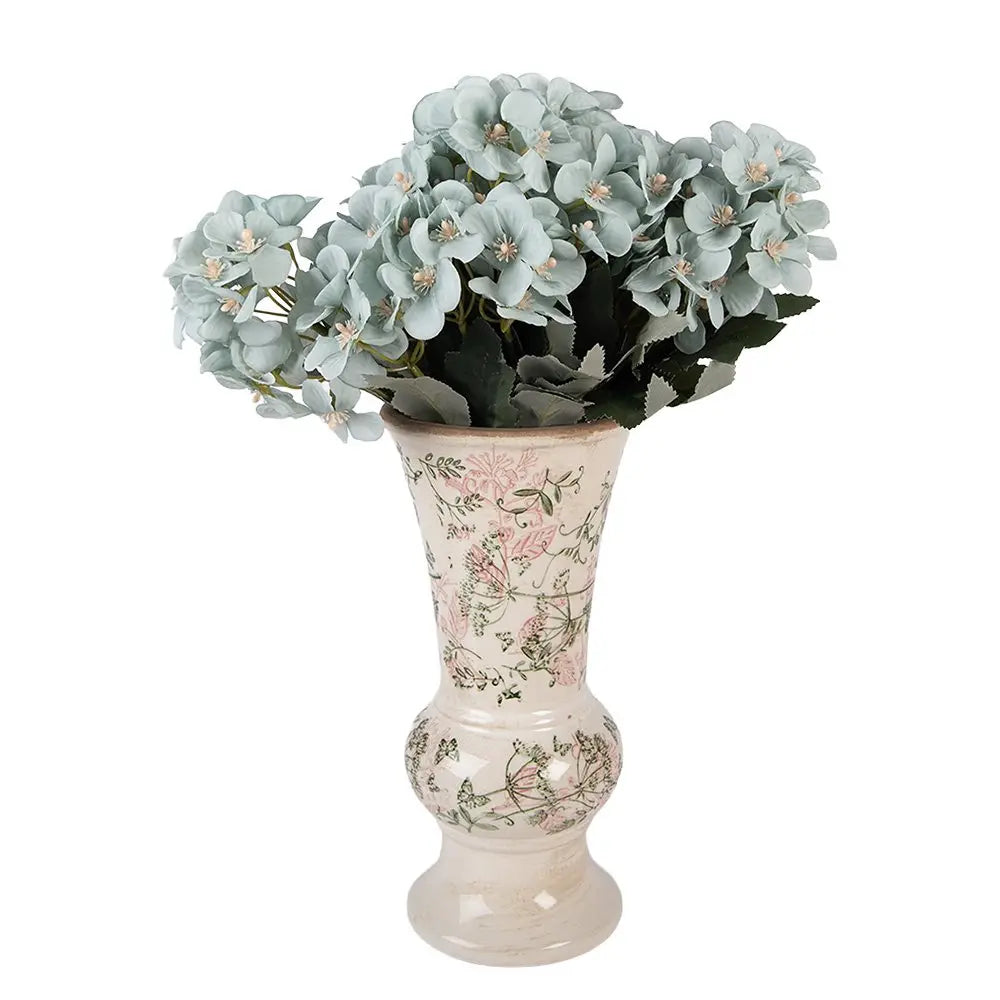 Vase Ø 13x26 cm Céramique Beige Clayre & Eef.