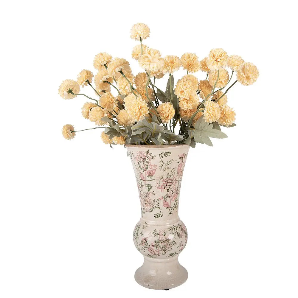 Vase Ø 15x32 cm Céramique Beige Clayre & Eef.