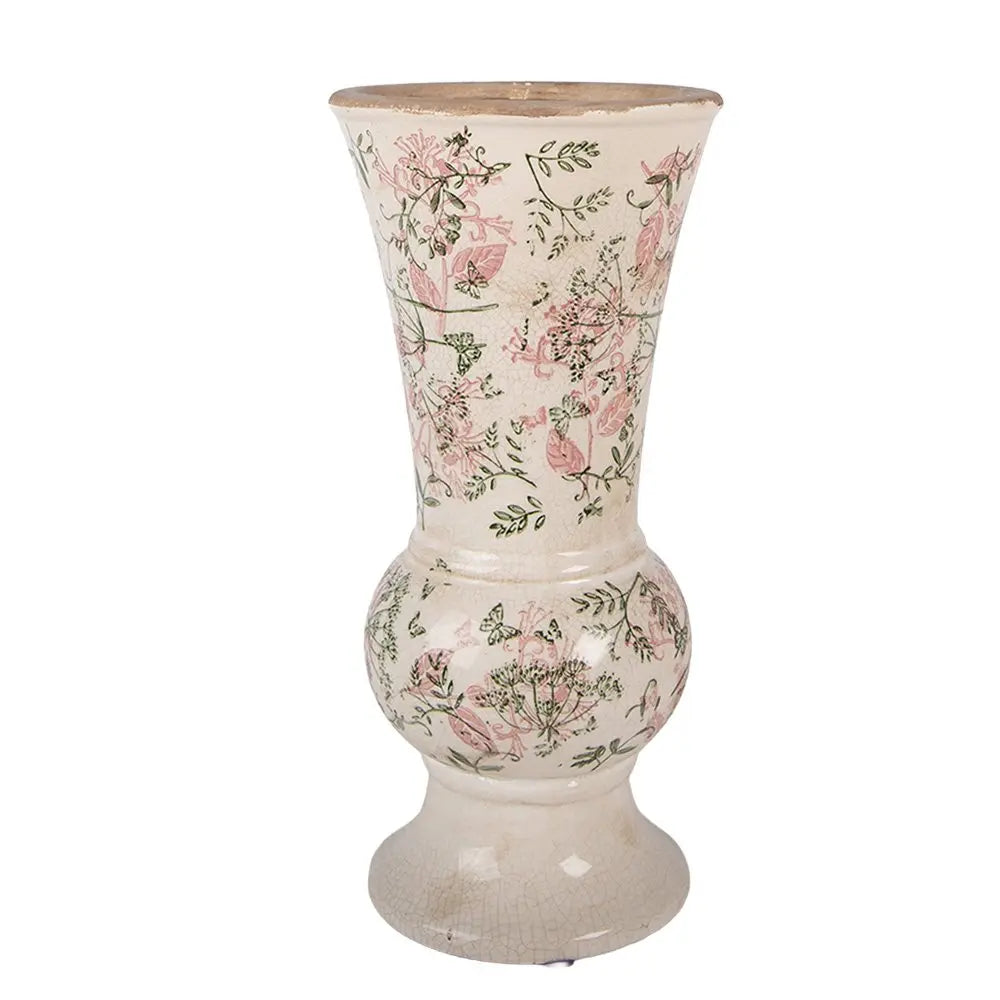 Vase Ø 15x32 cm Céramique Beige Clayre & Eef.