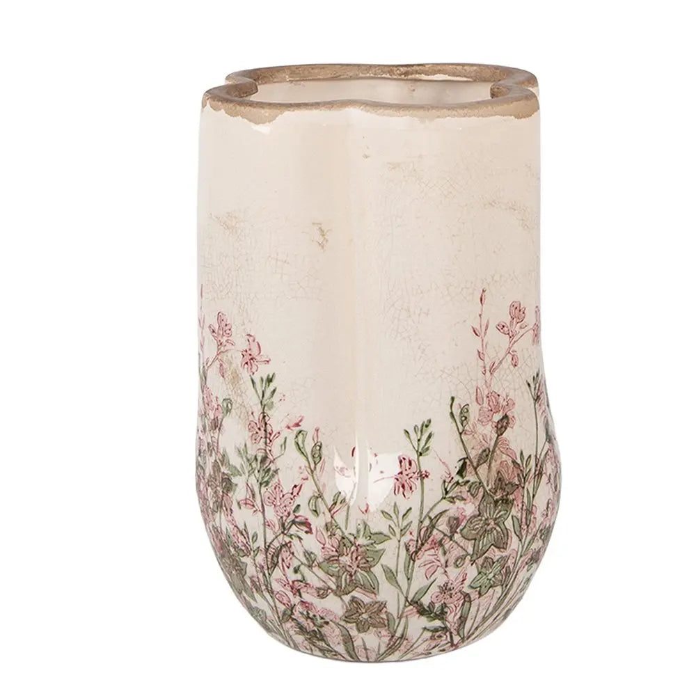 Vase Ø 16x24 cm Céramique Beige Clayre & Eef.