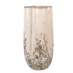 Vase Ø 16x36 cm Céramique Beige Clayre & Eef.