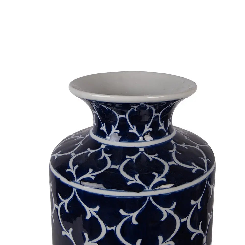 Vase Ø 19x31 cm Céramique Bleue Clayre & Eef.