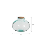 Vase Olly Transparent Mica Decorations