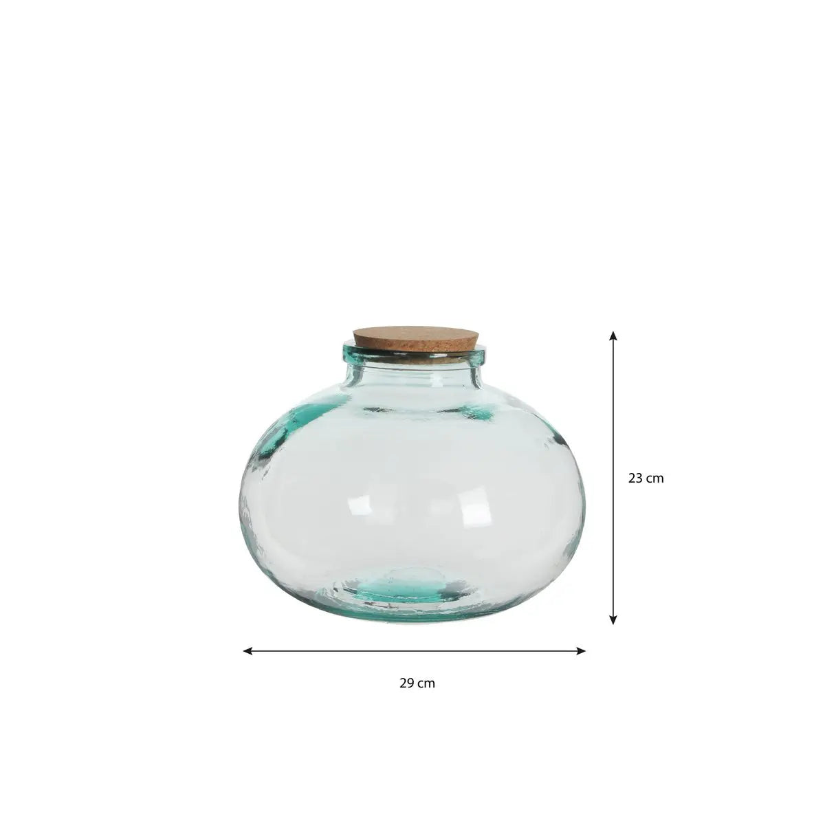 Vase Olly Transparent Mica Decorations