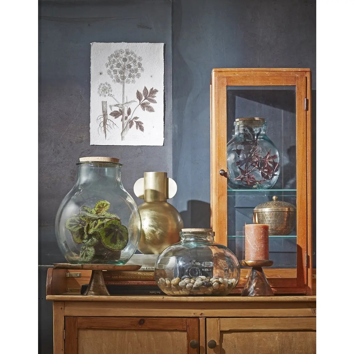 Vase Olly Transparent Mica Decorations