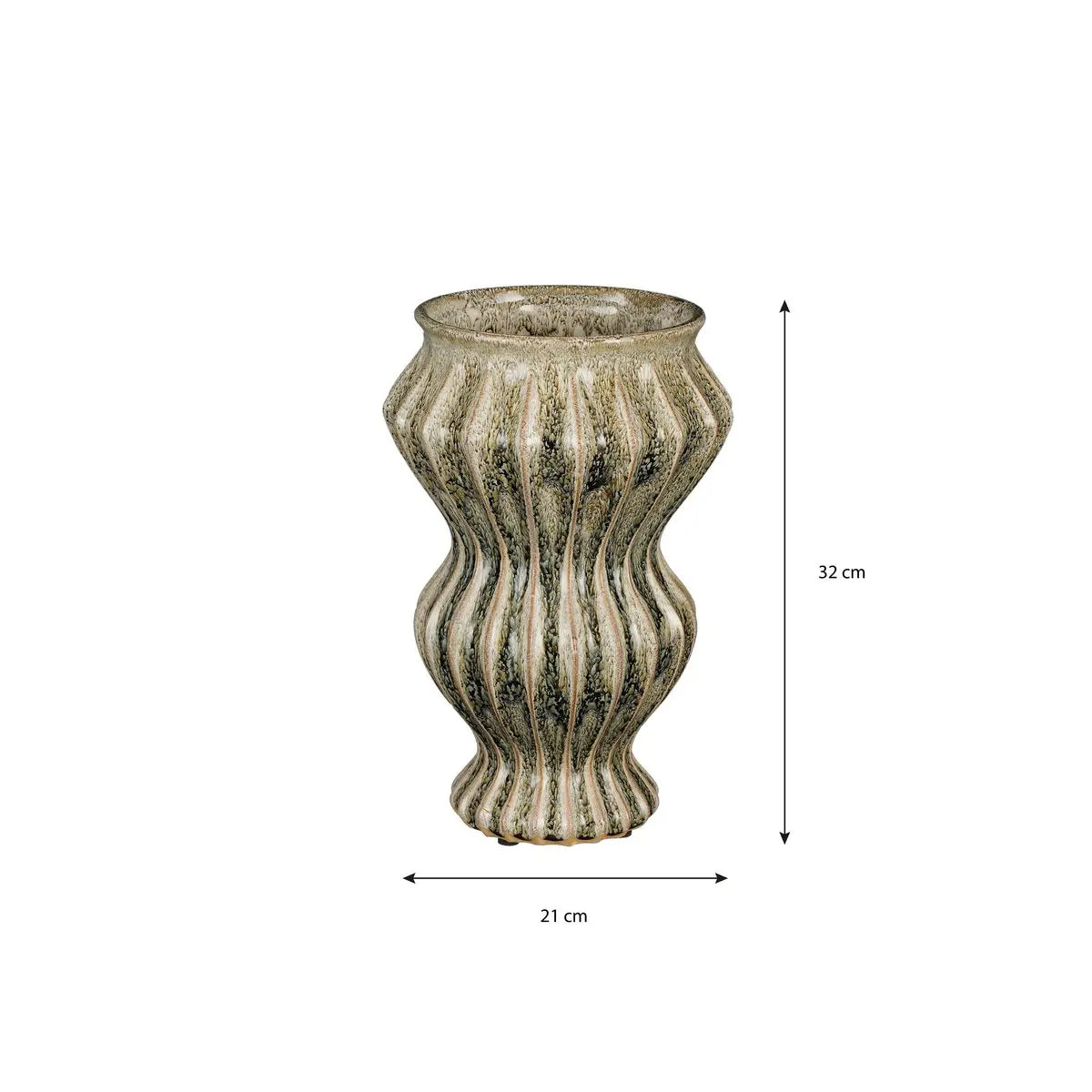 Vase Pippa Vert Mica Decorations