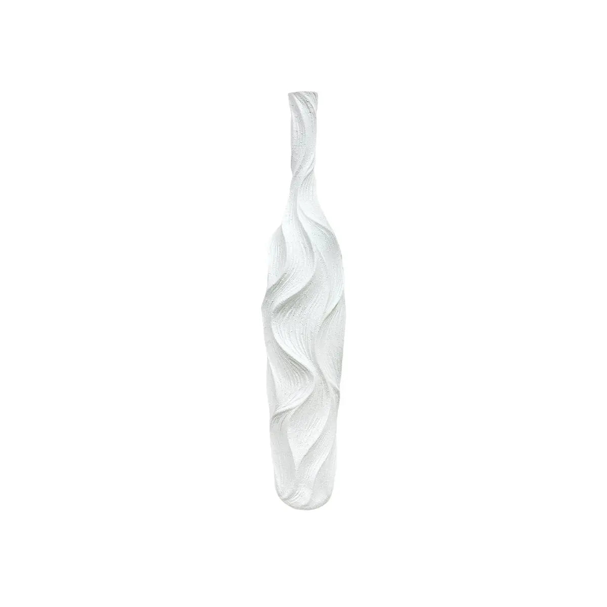 Vase blanc mat en polyrésine 18x18x89cm AULICA