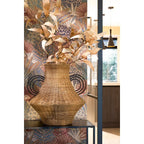 Vase décoratif Fabiola Marron clair Mica Decorations