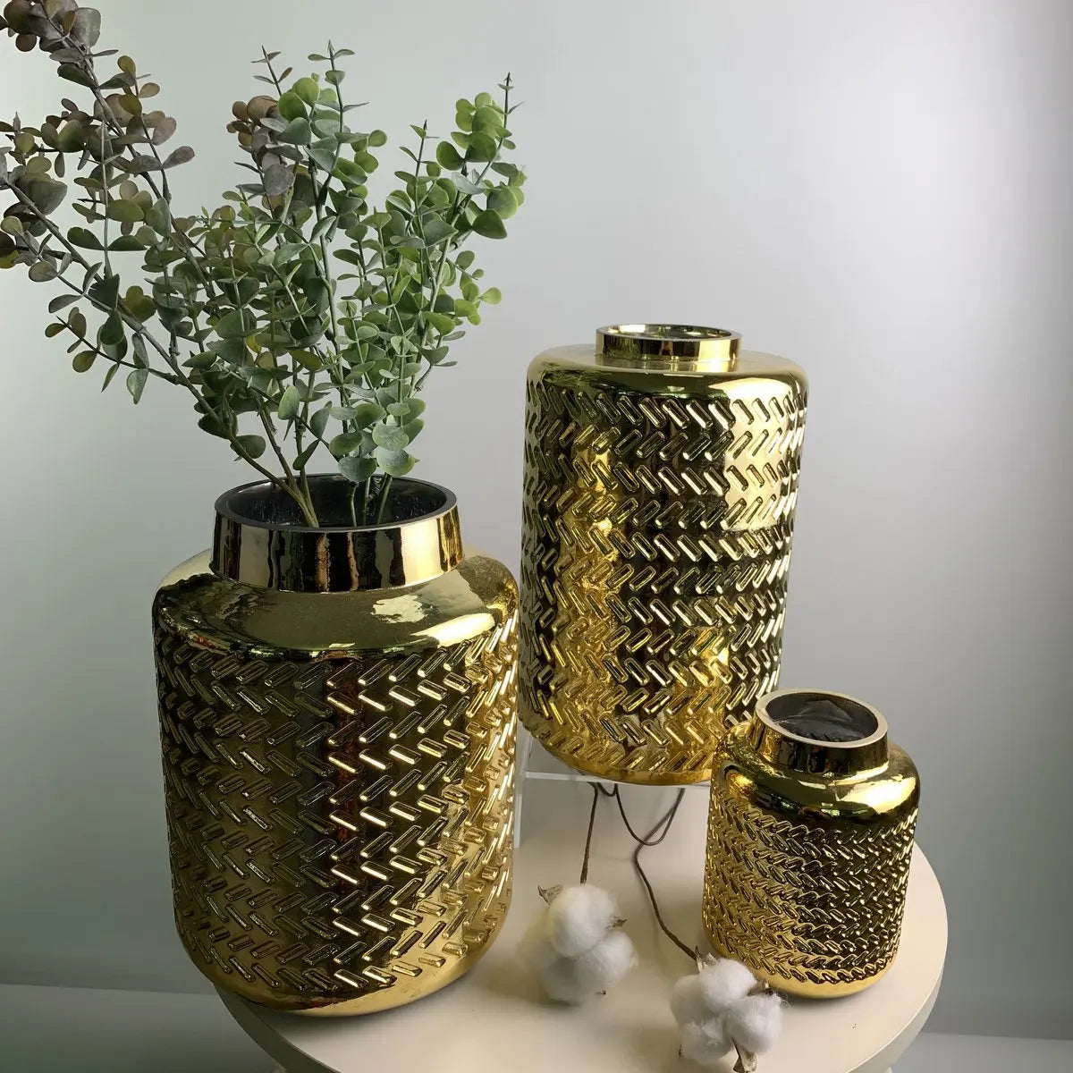 Vase doré 16 x 25 cm AULICA