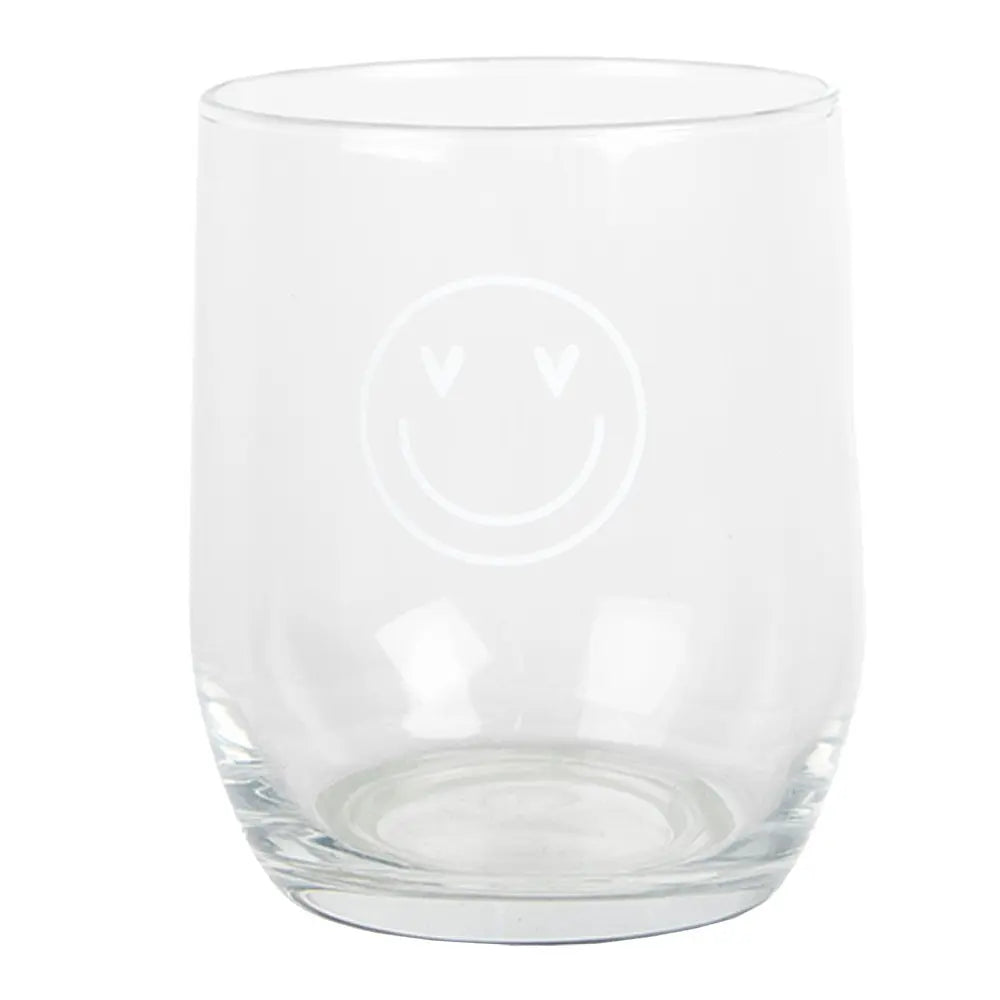 Verre à eau 300 ml Verre Transparent smile Gobelet Clayre & Eef.