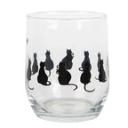 Verre à eau 300 ml en verre transparent pour chat. Clayre & Eef.