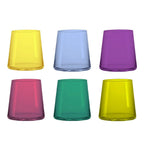 Verres à eau 6 couleurs 300ml - lot de 6 AULICA