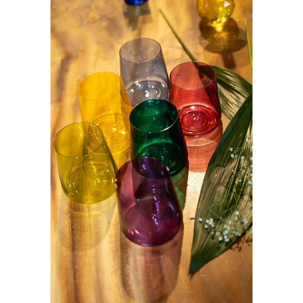 Verres à eau 6 couleurs 300ml - lot de 6 AULICA
