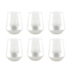 Verres à eau argent glow - lot de 6 AULICA