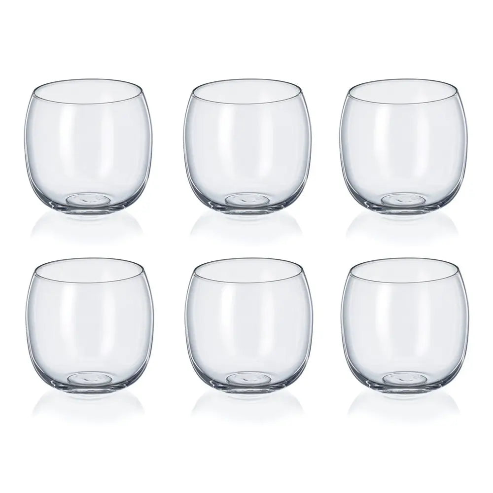 Verres à eau bas 485ml uni boule - lot de 6 AULICA