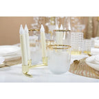 Verres à eau bas bord doré Nish  - lot de 6 AULICA