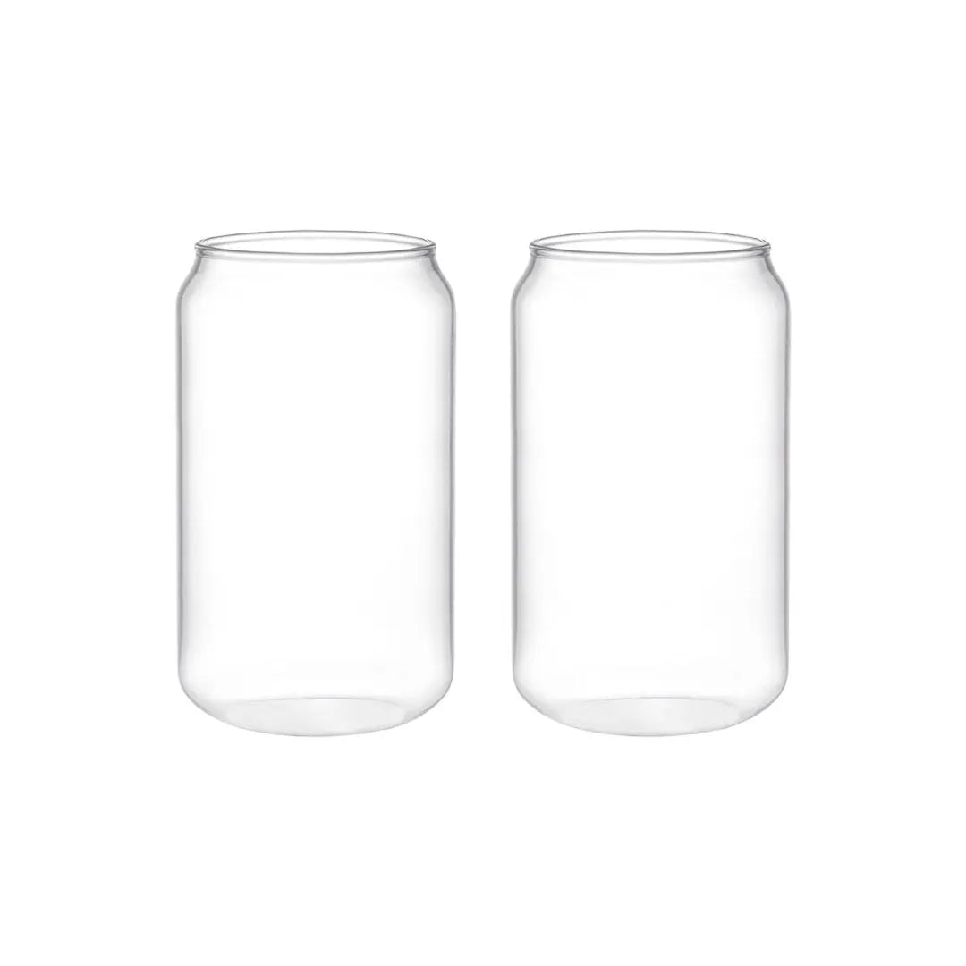 Verres à eau haut forme canette 380ml - lot de 2 AULICA