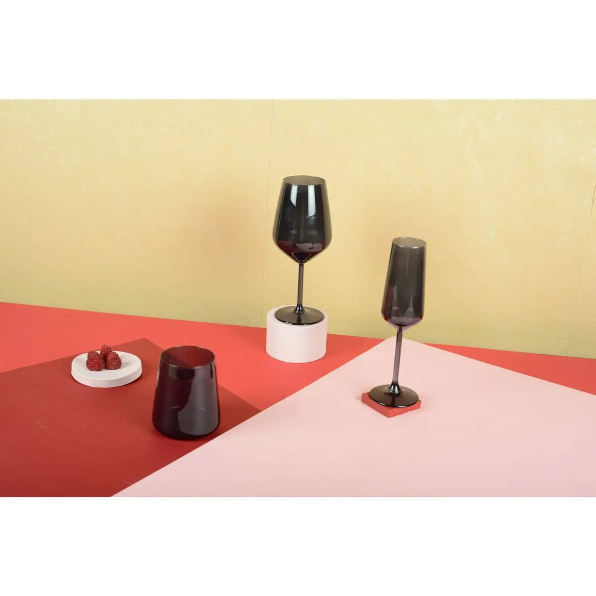 Verres à eau noir - lot de 6 AULICA