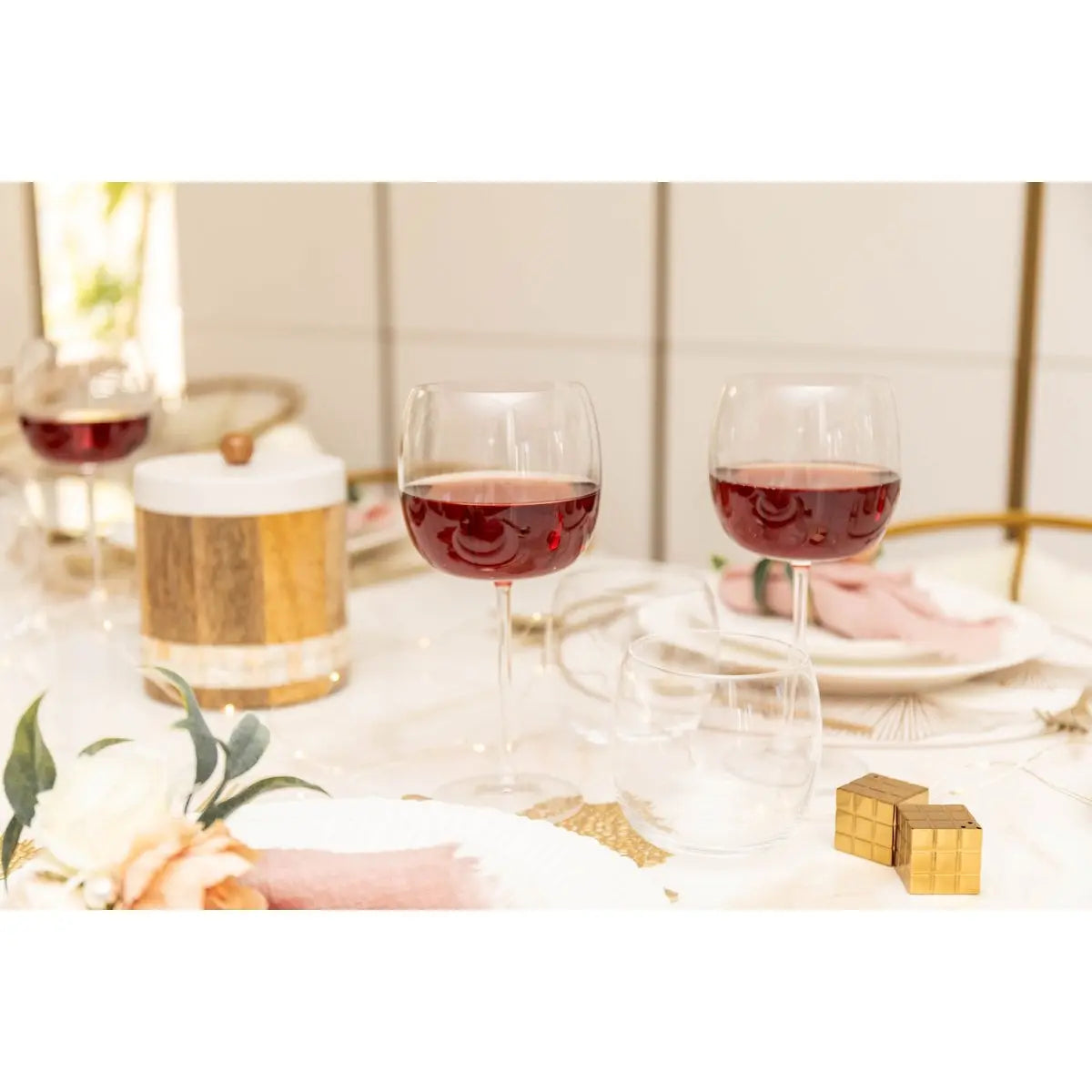 Verres à vin 490ml uni boule - lot de 6 AULICA