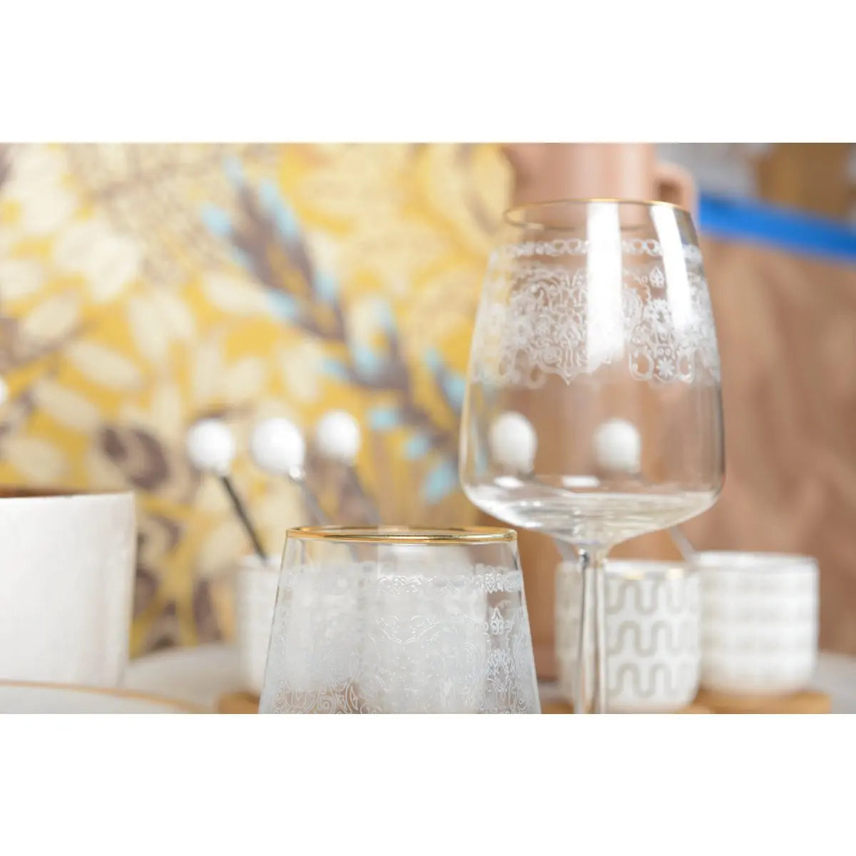 Verres à vin arabesque - lot de 6 AULICA
