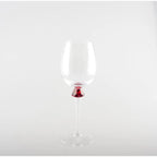 Verres à vin avec pied en diamant 4 couleurs - lot de 4 AULICA
