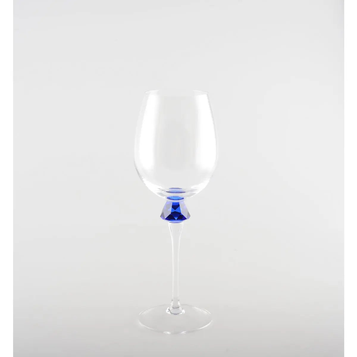 Verres à vin avec pied en diamant 4 couleurs - lot de 4 AULICA
