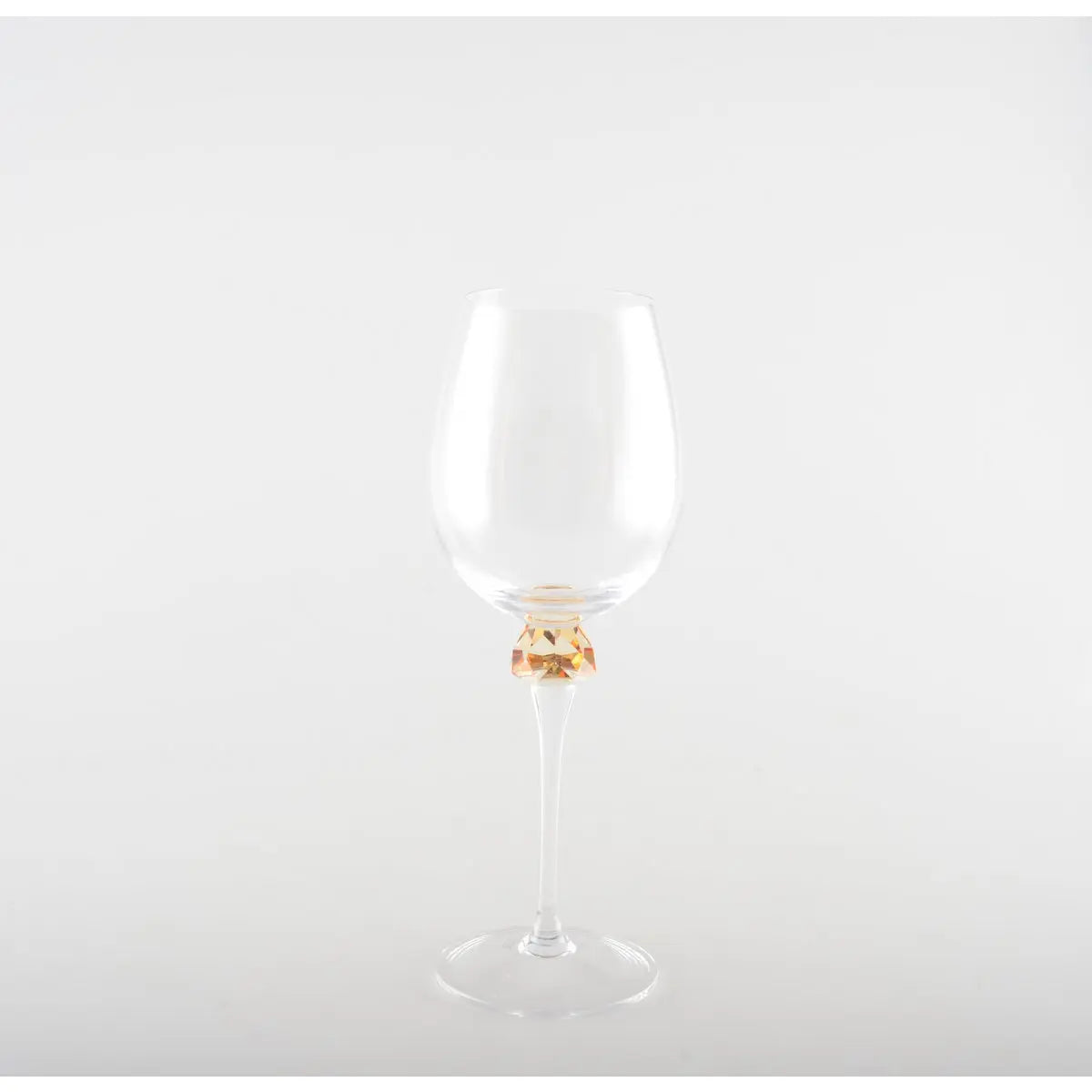 Verres à vin avec pied en diamant 4 couleurs - lot de 4 AULICA