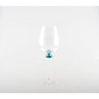 Verres à vin avec pied en diamant 4 couleurs - lot de 4 AULICA